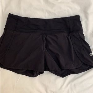 Black Lululemon shorts